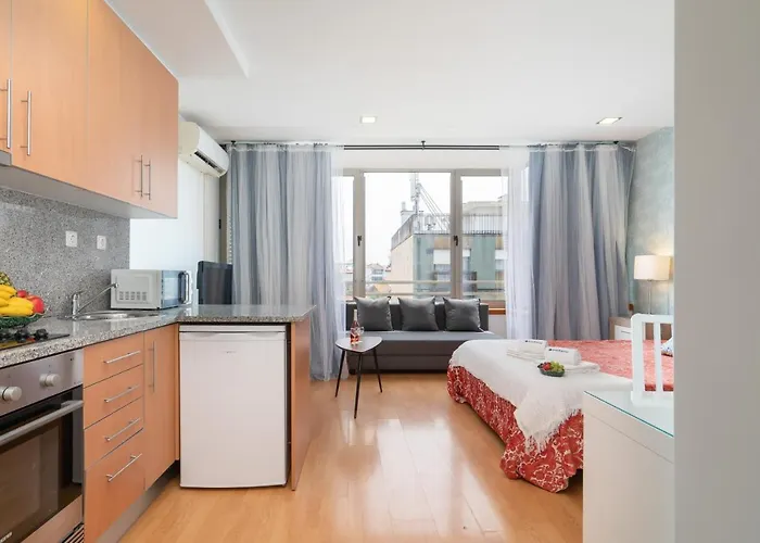 Bright Quiet Flats W/ Terrace Oporto